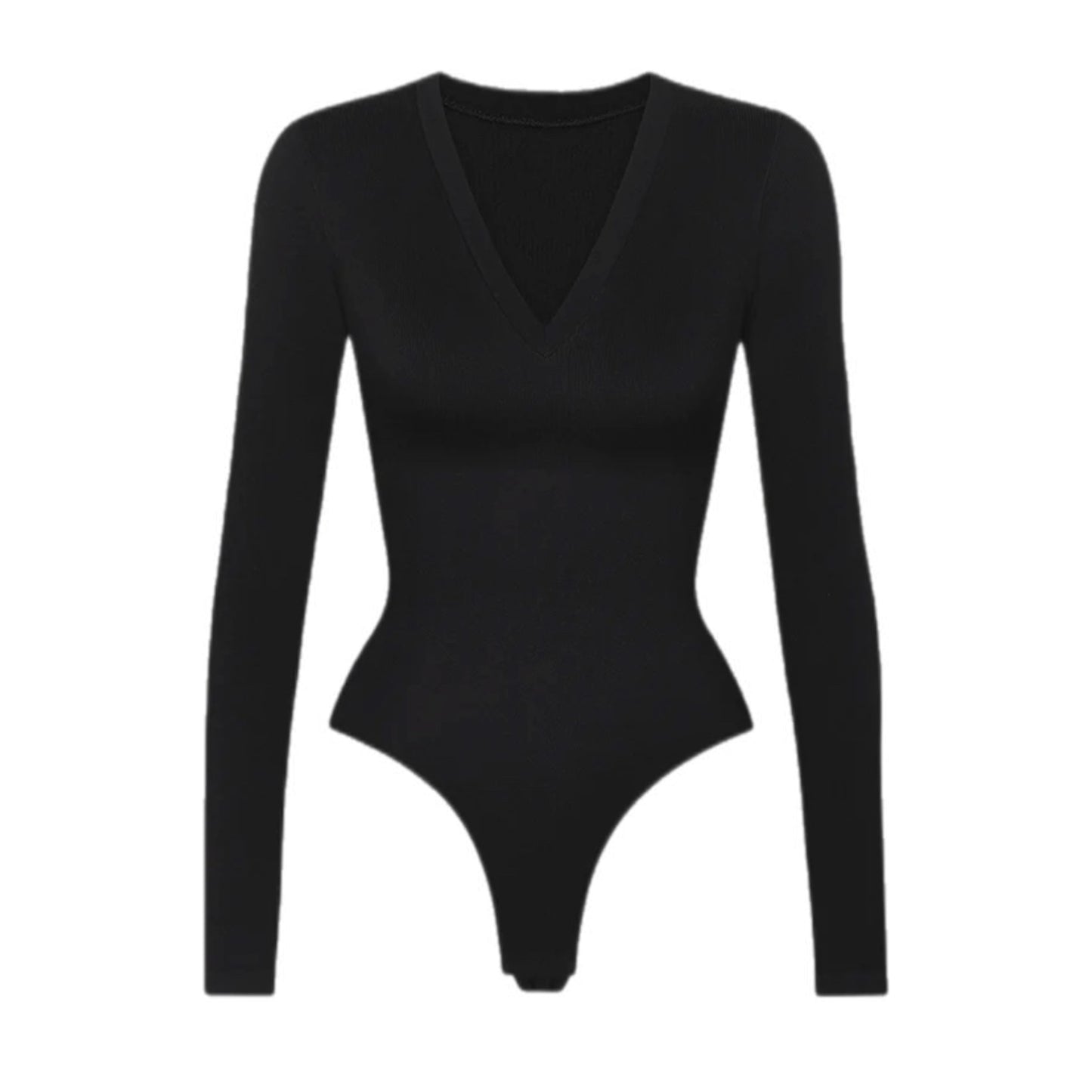 PF™ Long Sleeve V-Neck Shaping Bodysuit