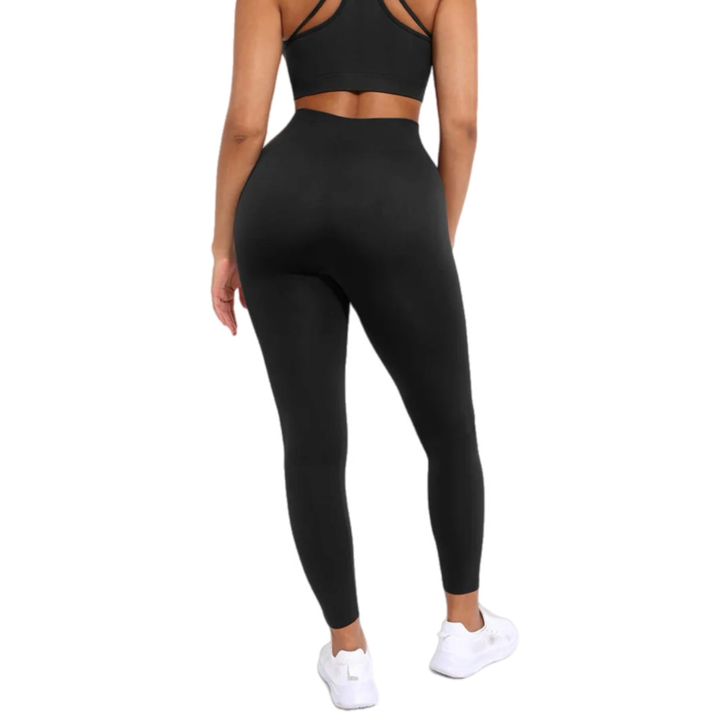 PF™ Thick Seamless Round Neck Woolen Fitness Set