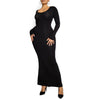 PF™ - Robe Longue Amincissante Manche Longue