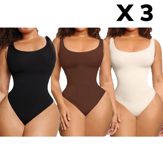 PF™ Pack of 3 Slimming Bodysuit Tank Top