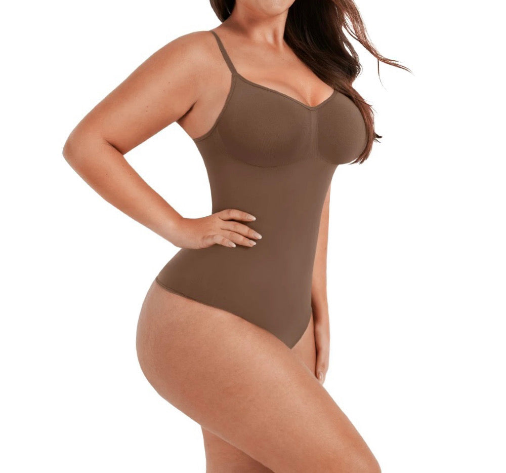 PF™ - Thin Straps Thong Shaping Bodysuit