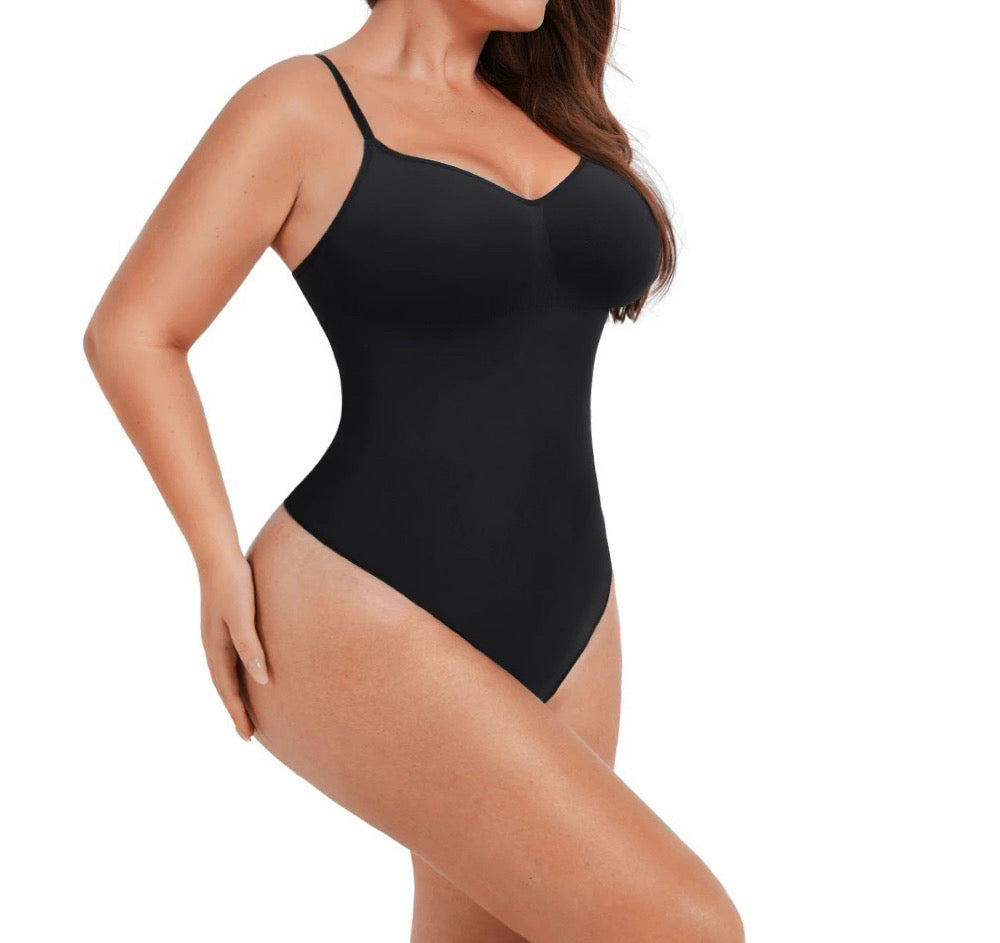 PF™ - Thin Straps Thong Shaping Bodysuit