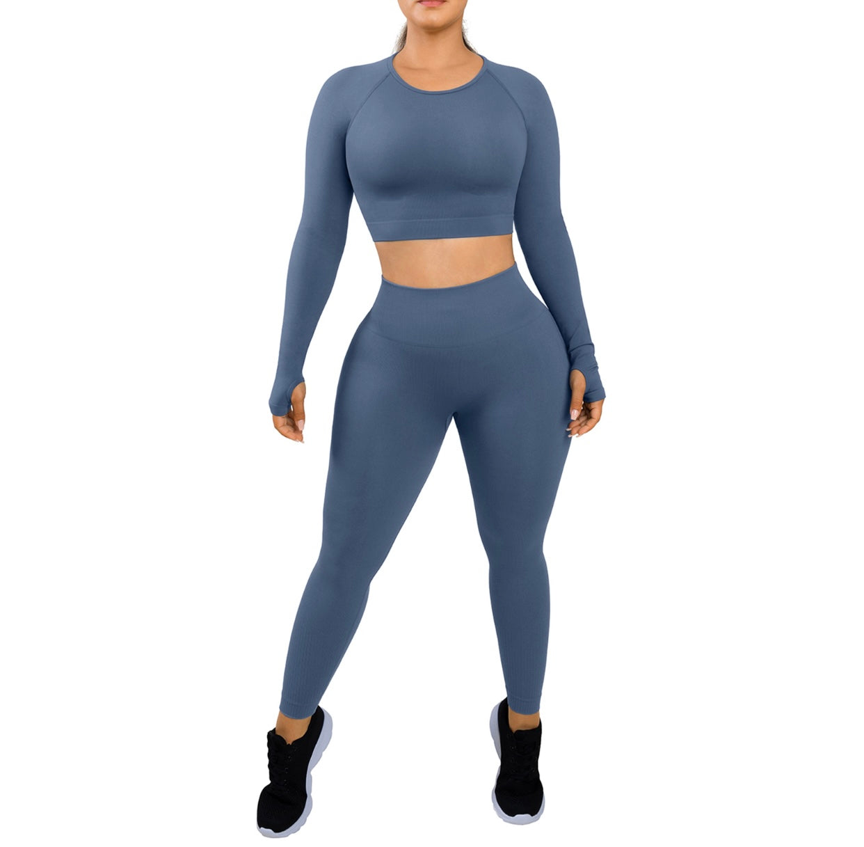 PF™ Thick Fitness Set Leggings and Long Sleeve Top