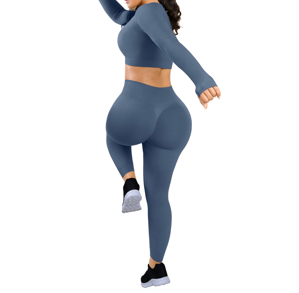 PF™ Thick Fitness Set Leggings and Long Sleeve Top