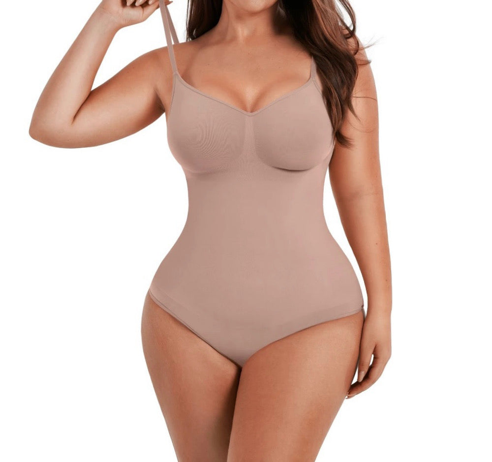 PF™ - Thin Straps Thong Shaping Bodysuit