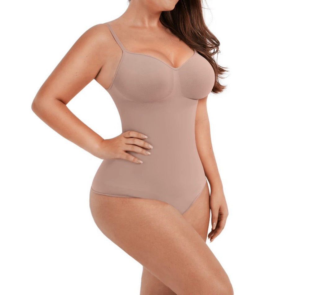 PF™ - Thin Straps Thong Shaping Bodysuit