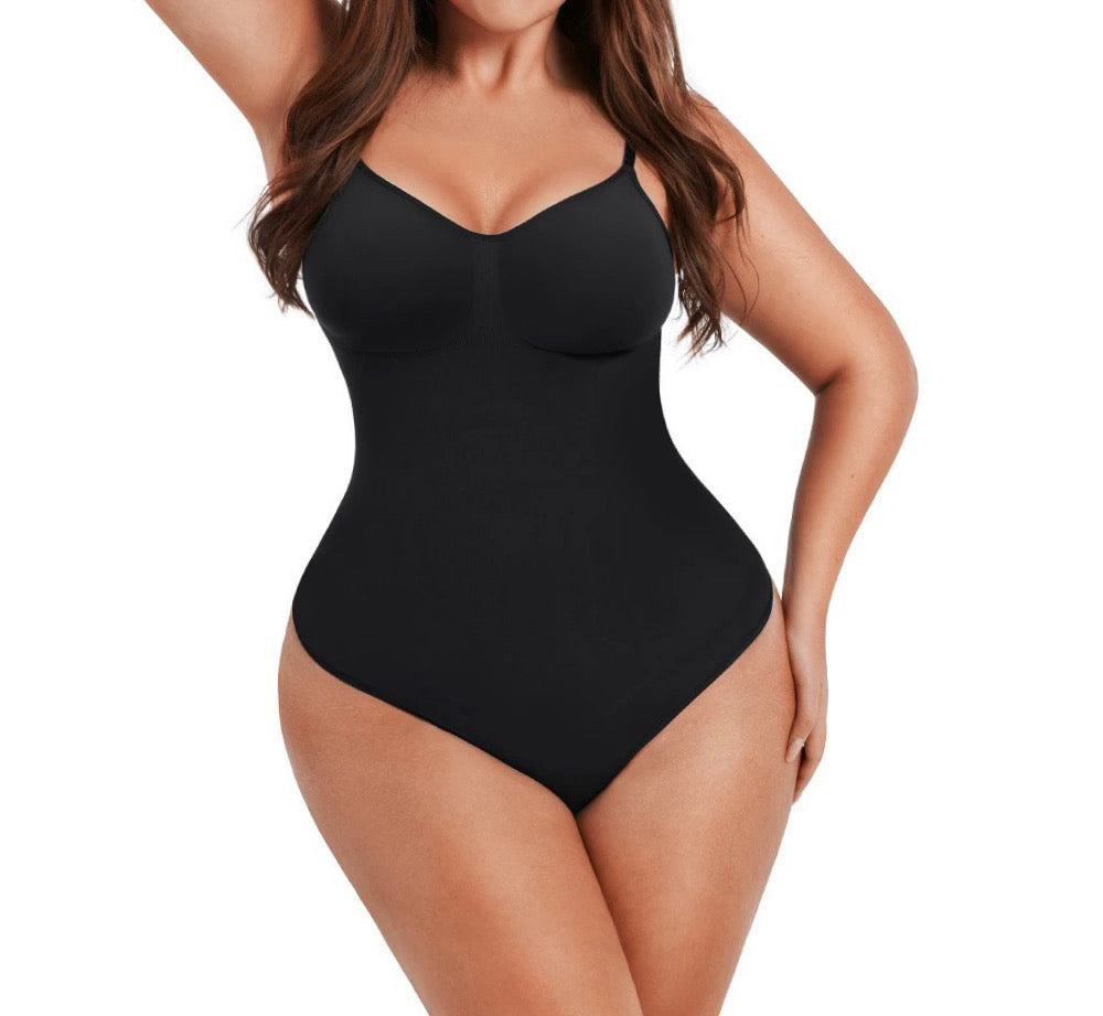 PF™ - Thin Straps Thong Shaping Bodysuit