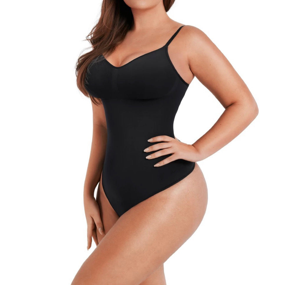 PF™ - Thin Straps Thong Shaping Bodysuit